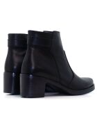 Botas CA-2094 de piel krust negra - tacón de 6 cm