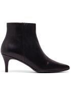 Botas de piel coqueta negras CA-559 - tacón de 5,5 cm