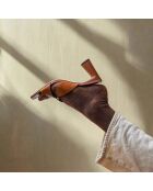 Calzini ecologici in Lyocell Glitter Lurex color cammello