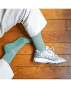 Calzini in Lyocell Lurex glitter ecologici color menta