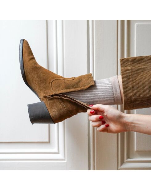 Calzini ecologici in Lyocell Glitter Lurex a strisce chiare di luna