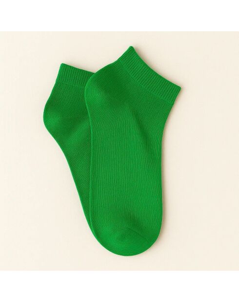 Calze semplici in Lyocell verde elettrico