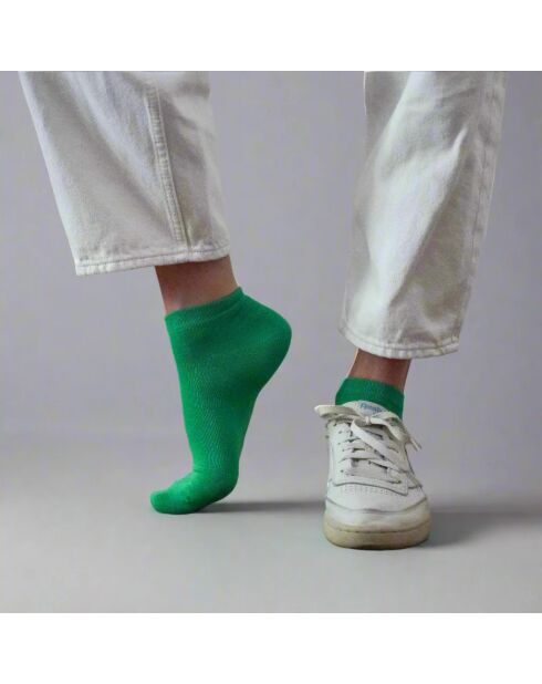 Calze semplici in Lyocell verde elettrico