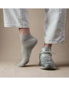 Calzini in Lyocell beige tinta unita