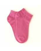 Chaussettes unies en Lyocell Fuchsia