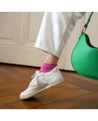 Chaussettes unies en Lyocell Fuchsia