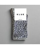 Chaussettes Glitter Lurex en Lyocell écologique gris léopard