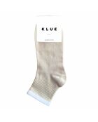 Calze Quarter Tennis Sand in cotone biologico a righe