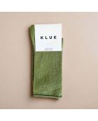 Chaussettes Glitter Lurex en Lyocell écologique vert olive