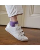 Chaussettes unies en Lyocell Lilas