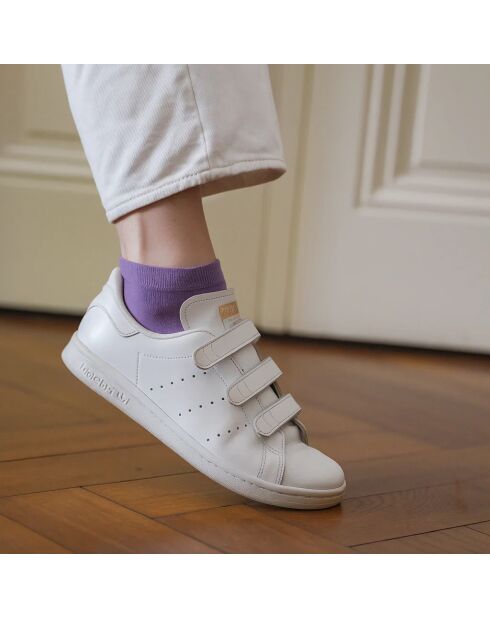Chaussettes unies en Lyocell Lilas