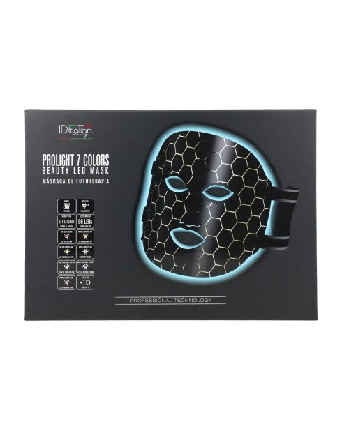 Masque de beauté led prolight 7 couleurs