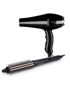 Sèche-cheveux ionique à l'ozone 2200 w + brosse volumisante