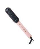 Brosse lissante avec élément chauffant ptc