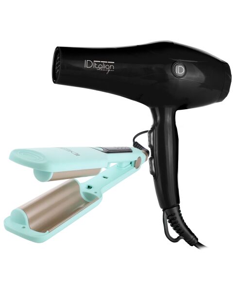 Sèche-cheveux gti 2600 plus prime + fer à lisser