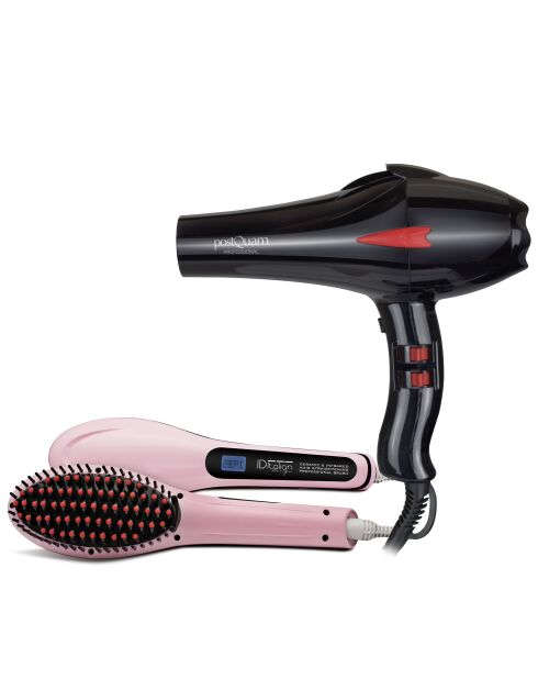 Pack professionnel : secor inoes + brosse lissante italienne id