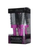 roze thermische haarborstelset