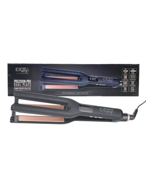 Lisseur double plaque