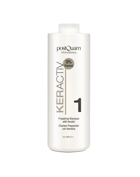 Shampoo riparatore con cheratina 1000ml