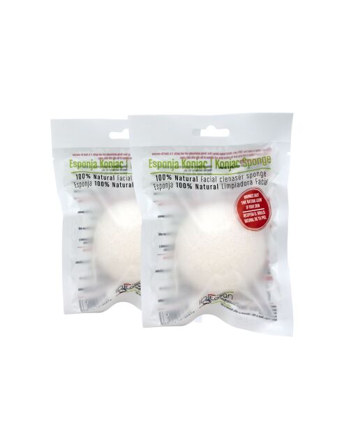 Éponge de racine de konjac naturelle