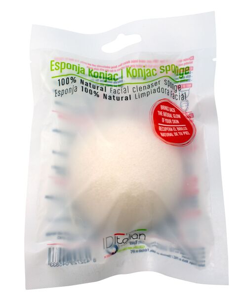 Éponge de racine de konjac naturelle