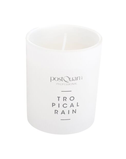 Bougie en cire 100 % végétale au parfum de pluie tropicale