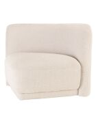 Ensemble Canapé 1 place avec dossier + 3 Poufs