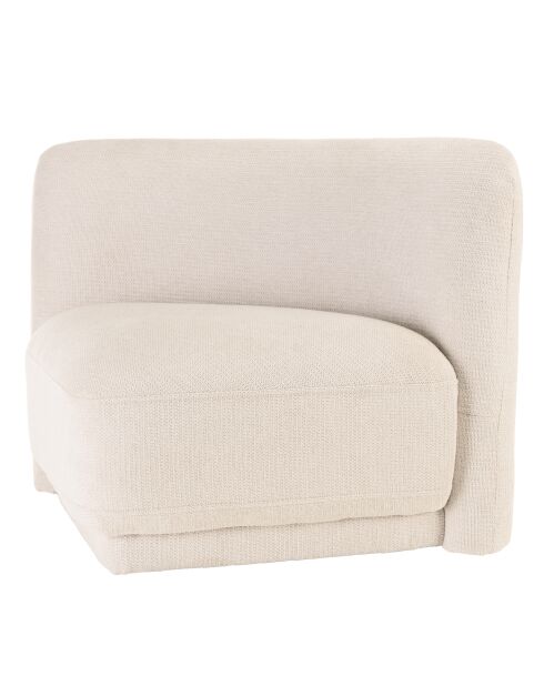 Ensemble Canapé 1 place avec dossier + 3 Poufs