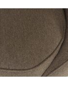 Canapé 3 place Léopold tissu bouclette taupe