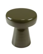Table d'appoint design en fer couleur vert sapin