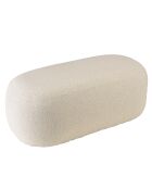 Banc en tissu petite bouclette beige