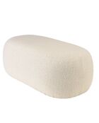 Banc en tissu petite bouclette beige