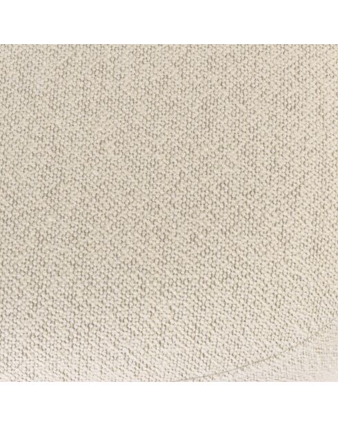 Banc en tissu petite bouclette beige