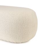 Banc en tissu petite bouclette beige