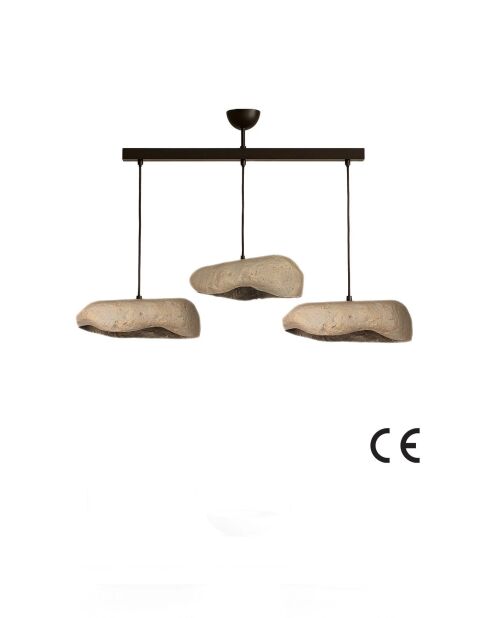 Sospensione BK196 nera/grigia - da 20 a 62 cm