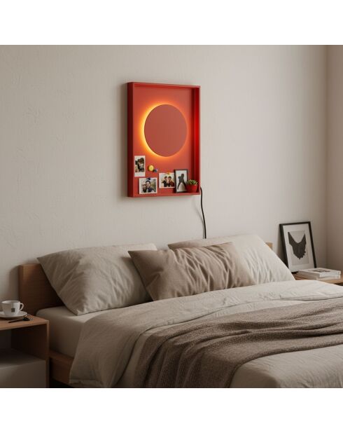 Applique murale Harlı 15700 rouge - 40x30x4 cm