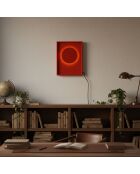 Applique murale Harlı 15700 rouge - 40x30x4 cm