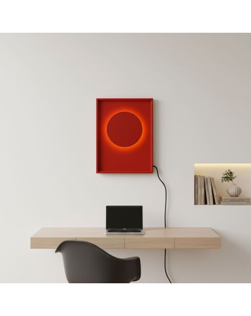 Applique murale Harlı 15700 rouge - 40x30x4 cm