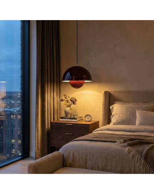 Suspensión Eylul 15680 30 B, color burdeos, 35 a 115 cm