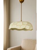 Suspensión BK184 dorada/verde claro - 12 a 62 cm