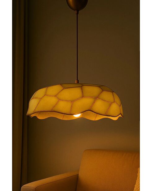 Suspensión BK184 dorada/verde claro - 12 a 62 cm