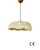 Suspensión BK184 dorada/verde claro - 12 a 62 cm