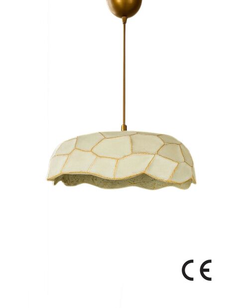 Suspensión BK184 dorada/verde claro - 12 a 62 cm