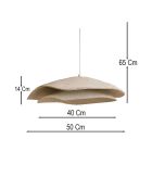 BK220 creme/weiße Suspension - 20 bis 65 cm