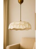 Sospensione crema/oro BK197 - da 20 a 65 cm