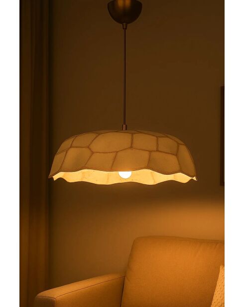 Suspensión BK197 crema/dorada - 20 a 65 cm