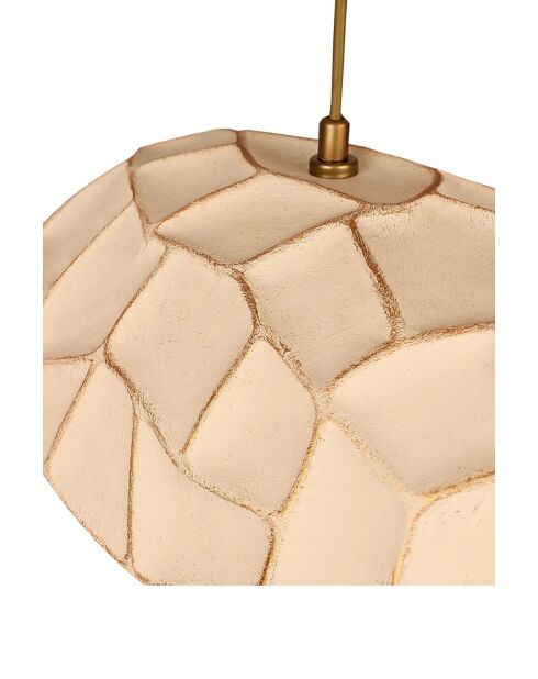 Suspensión BK197 crema/dorada - 20 a 65 cm