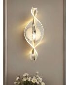 BRZ 343424 transparente Wandleuchte, 26 cm