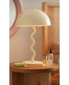 BRZ 340115 lampada da tavolo crema - 45 cm