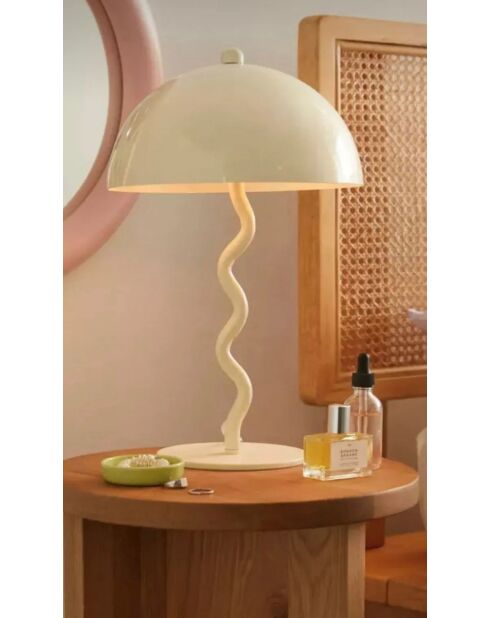 BRZ 340115 lampada da tavolo crema - 45 cm
